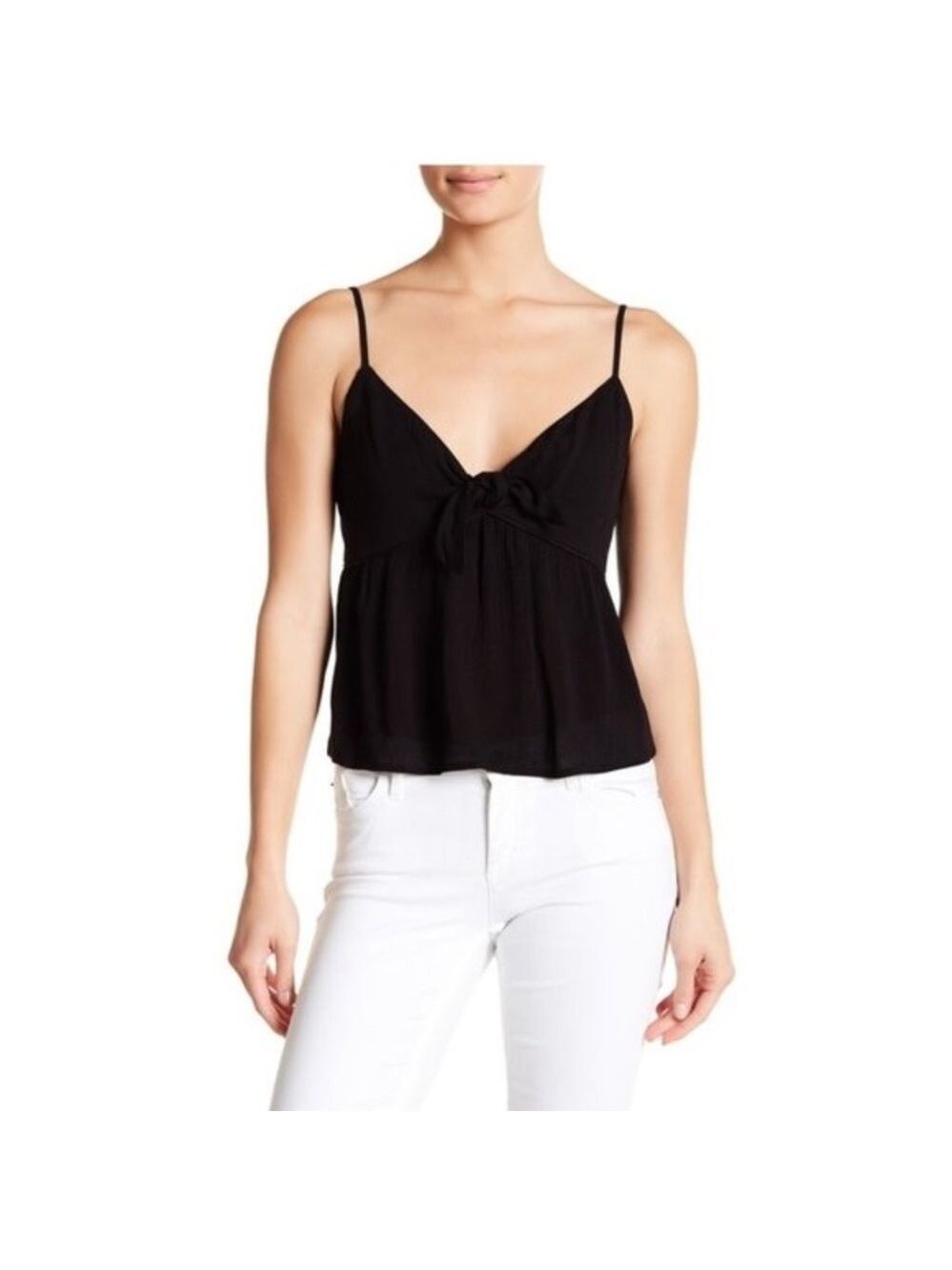 Elodie Sleeveless Tie-Front Top